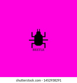 beetle icon sign signifier vector