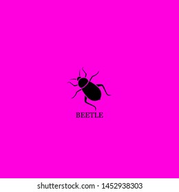 beetle icon sign signifier vector