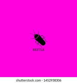 beetle icon sign signifier vector