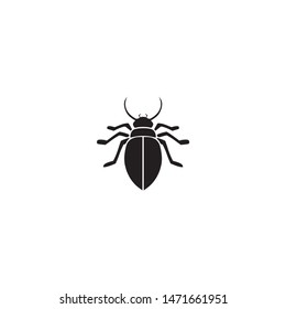  Beetle icon silhouette vector illustration