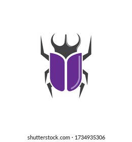 beetle icon vector illustration design template