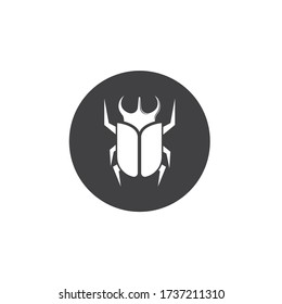 beetle icon vector illustration design template