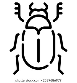 Icono del escarabajo para el Web, App, infografía, etc