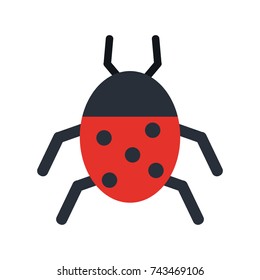 beetle insect or bug icon image 