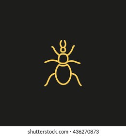beetle, insect, icon