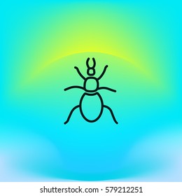 beetle, insect, icon