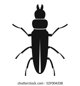 Beetle insect icon. Simple illustration of beetle insect vector icon for web