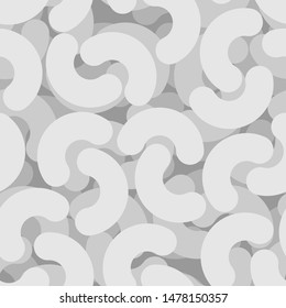 Beetle larva pattern seamless. Bug caterpillar background . Maggot texture vector 
 
