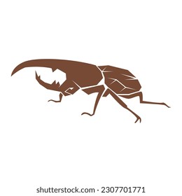 Beetle logo icon design illustration