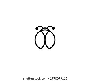 Beetle logo icon vector illustration