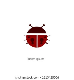 beetle logo, vector design with a simple concept.