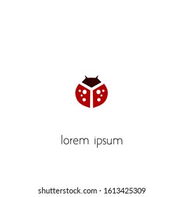 beetle logo, vector design with a simple concept.