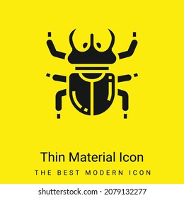 Beetle minimal bright yellow material icon