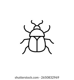 Ilustração De Contorno De Fusca Em Um Fundo Transparente Para Projetos Criativos