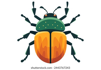 Beetle Rhino Illustration Clip Art Design Shape, Beetle Icon Vector