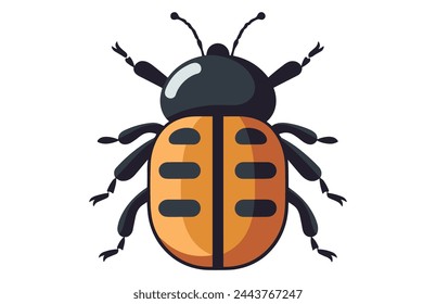 Beetle Rhino Illustration Clip Art Design Shape, Beetle Icon Vector