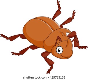 Beetle with sharp horn