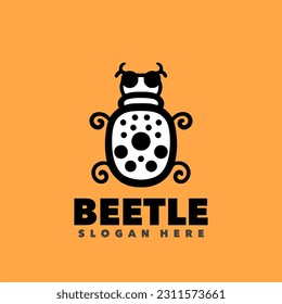 Beetle simple symbol design logo