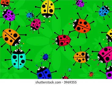 beetle swarm background