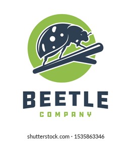 Beetle vector animal logo design