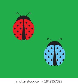 Beetle vector art background design