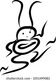 Beetle vector illustration