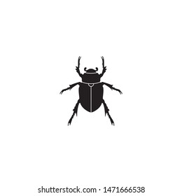  Beetlebug icon silhouette vector illustration