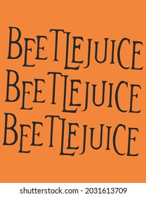 Beetlejuice Halloween. Happy Halloween Background