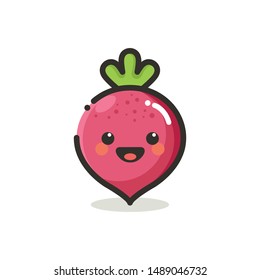 Beetroot Character Mascot.