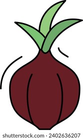 Beetroot Concept, common side dish vector outline icon design, Condiments and Spices symbol, Food cooking ingredients Sign, Herbs and table sauce stock illustration