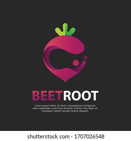 Beetroot Fruit design with modern style vector illustration
