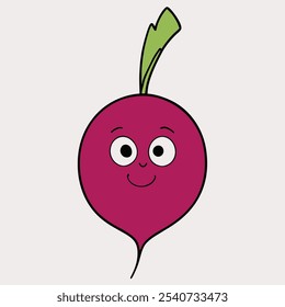 Beterraba com cara engraçada, Beterraba, Vegetal, Agricultura, Expressão, Kawaii, planta, comida, natural, engraçado