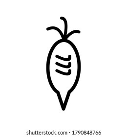 Beetroot icon or logo isolated sign symbol vector illustration - high quality black style vector icons

