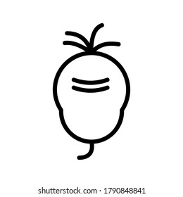 Beetroot icon or logo isolated sign symbol vector illustration - high quality black style vector icons
