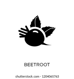 Beetroot icon. Beetroot symbol design from Fruit and vegetables collection. Simple element vector illustration on white background.