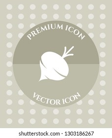 Beetroot Icon for Web, Applications, Software & Graphic Designs.