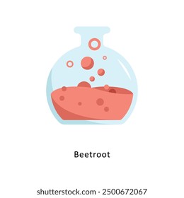 Beetroot Vector Flat Icon Design illustration Symbol on White background EPS 10 File
