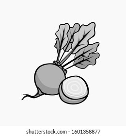 Beetroot Vector Greyscale mode for all purpose