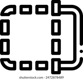 before after icon. Thin Linear Style Design Isolated On White Background