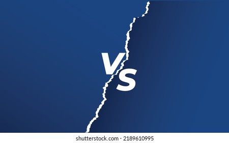 Before   after l VS l Versus blue background    horizontal blue gradient background    social media post  vector illustration EPS 10