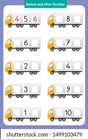 Before And After Number. Practical Questions.