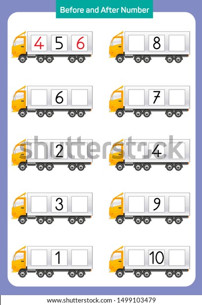 Before After Number Practical Questions Stock Vector Royalty Free 