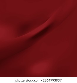 Before and after texture fabric ironing crinkle smooth red fabric Top view.