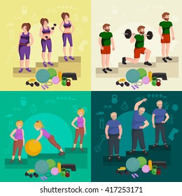 before and after weight loss peoples concept fitness vector illustration