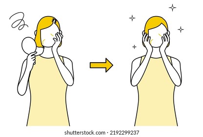 Before and after women treating women for AGA, thinning hair, and hair loss