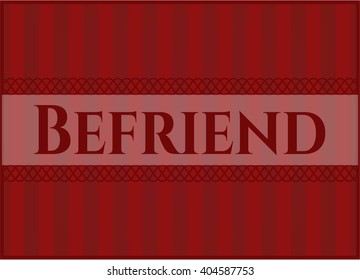 Befriend card