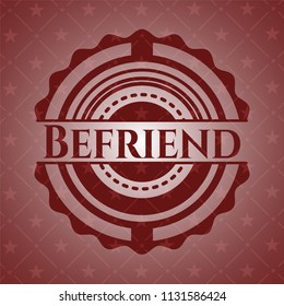 Befriend red emblem