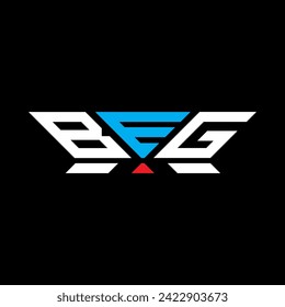 BEG letter logo vector design, BEG simple and modern logo. BEG luxurious alphabet design  
