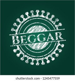 Beggar chalk emblem