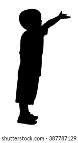 Beggar Child Silhouette